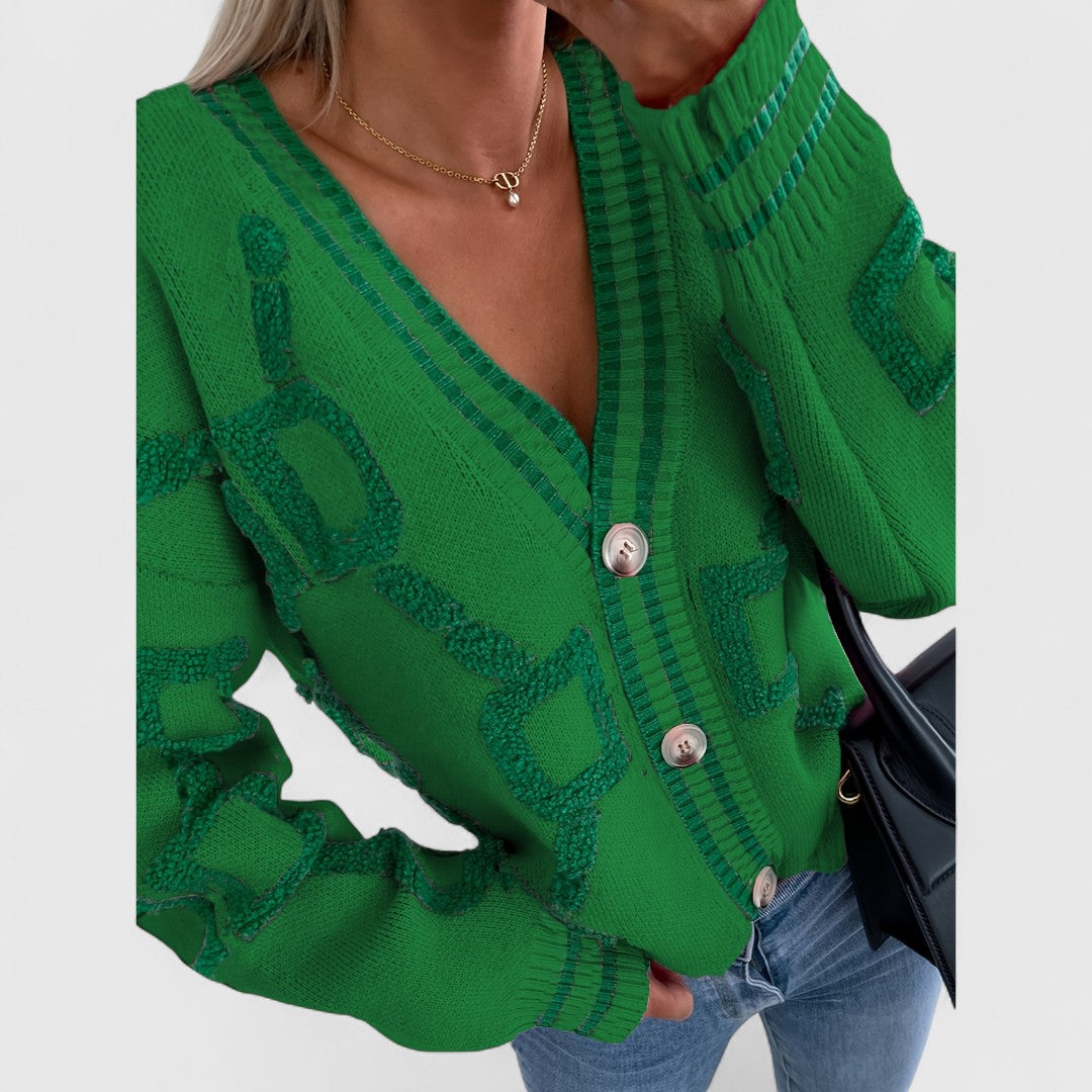 Cristine - Chunky Knit Cardigan