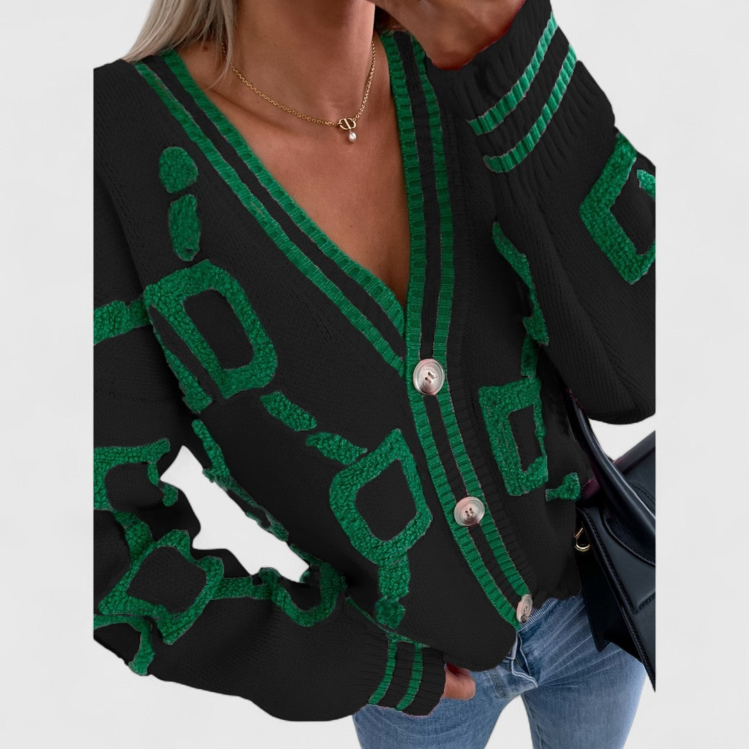 Cristine - Chunky Knit Cardigan