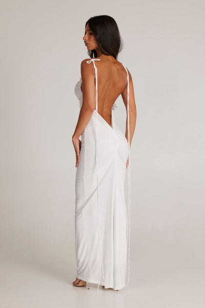 Jessy Long Lace Dress