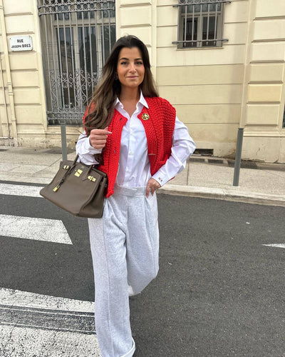 Bo | Stickad Väst i Stil