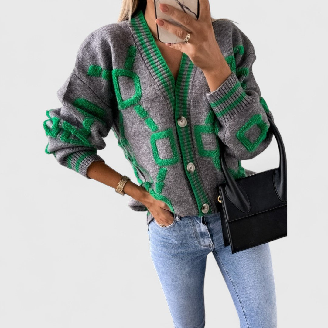 Cristine - Chunky Knit Cardigan