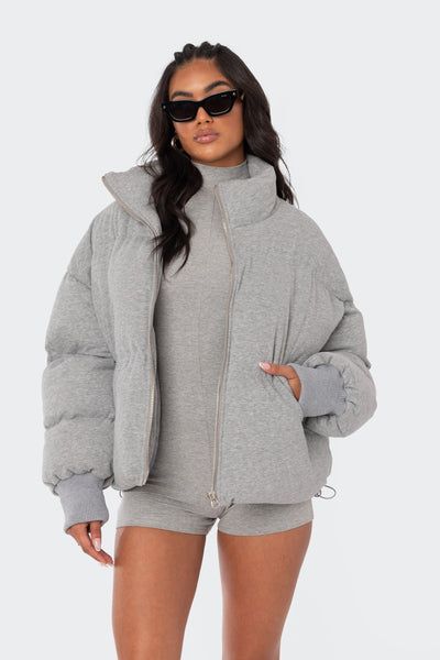 Jersey Puff Jacket