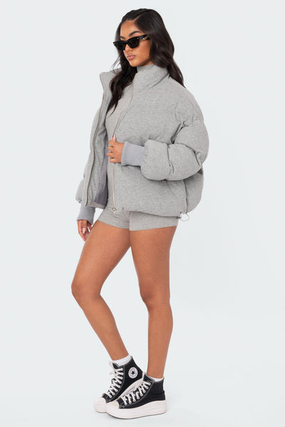 Jersey Puff Jacket