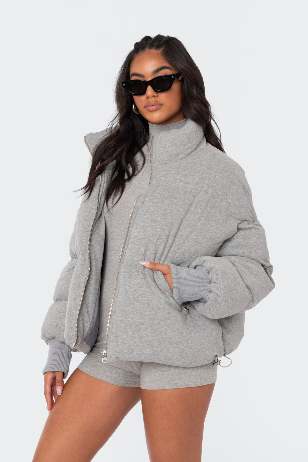 Jersey Puff Jacket