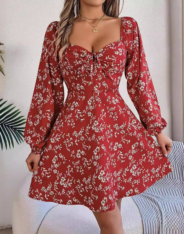 Blommig Mönstrad Sommarkjol