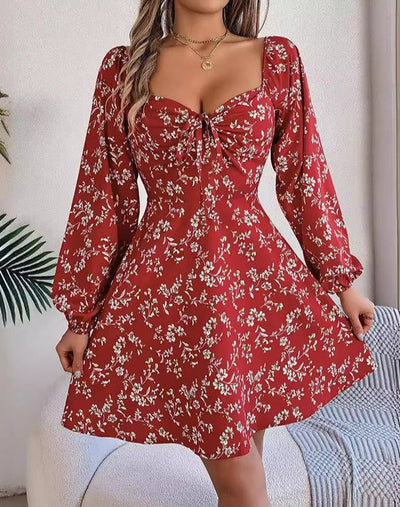 Blommig Mönstrad Sommarkjol