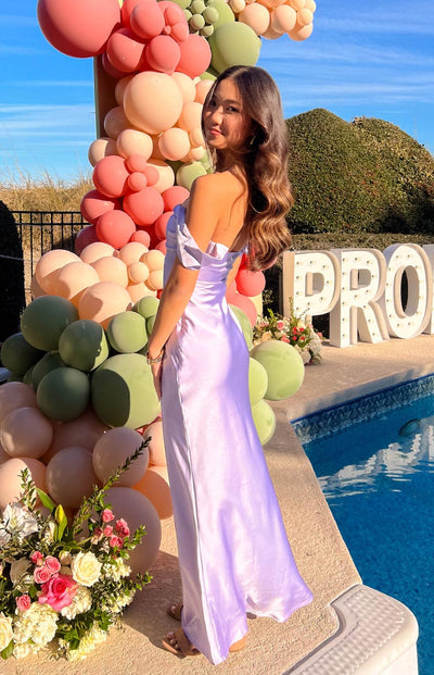 Ella Lila Off-Shoulder Maxi Formal Dress
