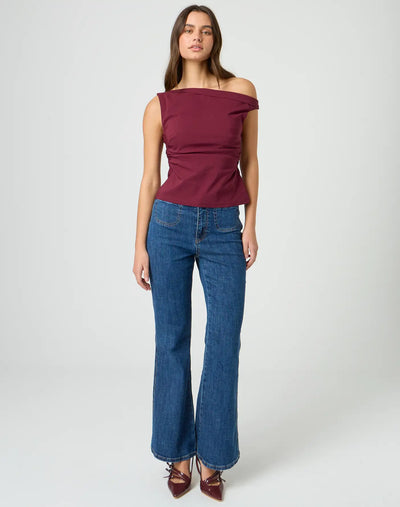 Kathie Off-the-Shoulder Blouse