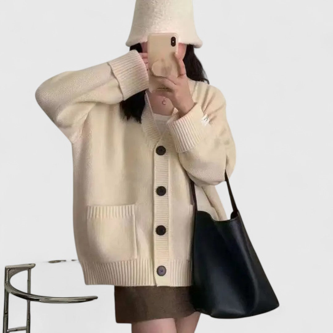 Elena - Cozy Oversized Knit Cardigan