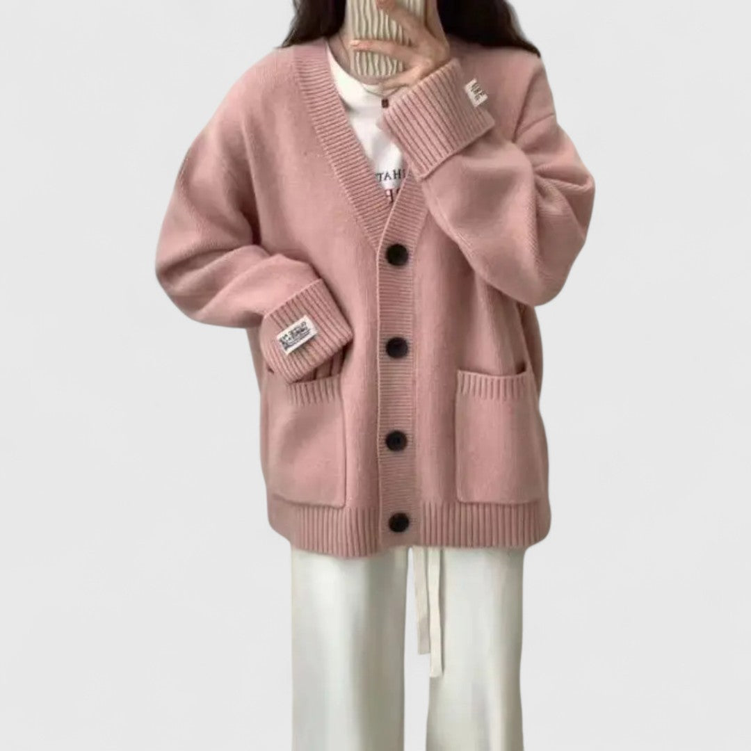 Elena - Cozy Oversized Knit Cardigan