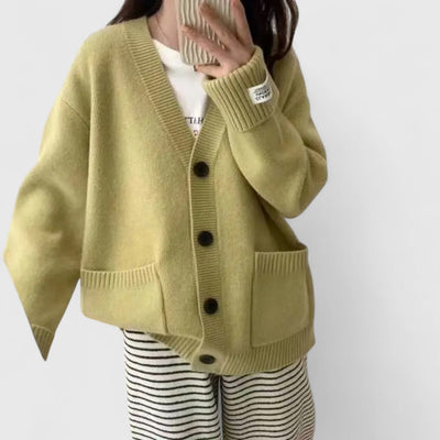 Elena - Cozy Oversized Knit Cardigan