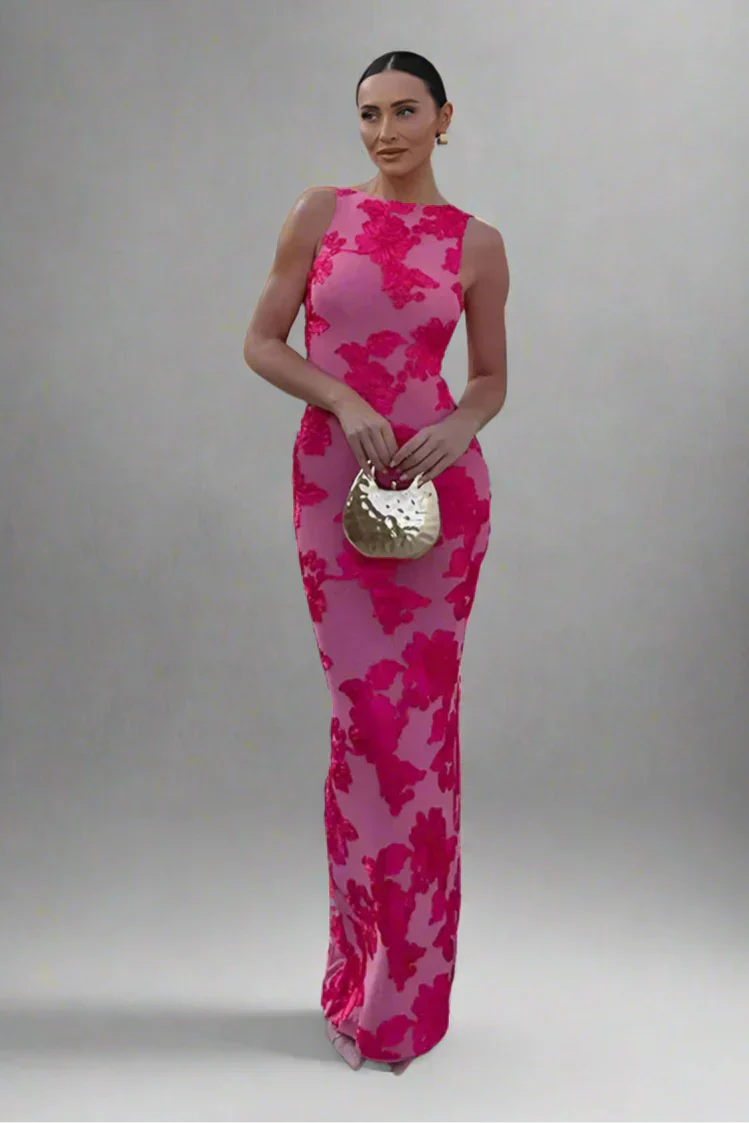 Jessica | Elegant Floral Gown