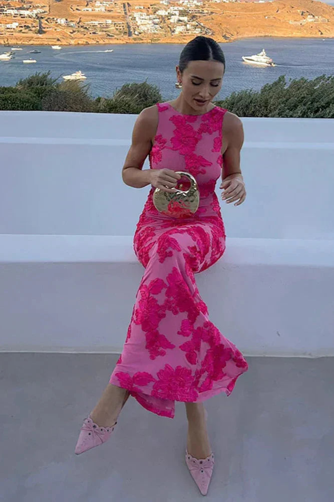 Jessica | Elegant Floral Gown