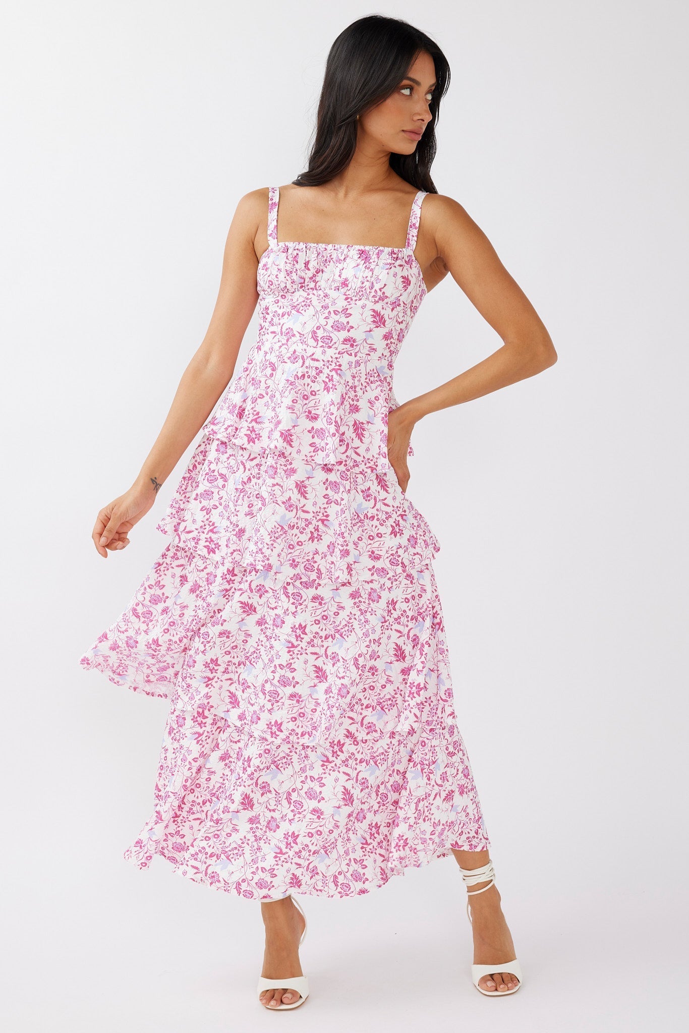 Mathilda Floral Midi Dress