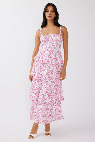Mathilda Floral Midi Dress