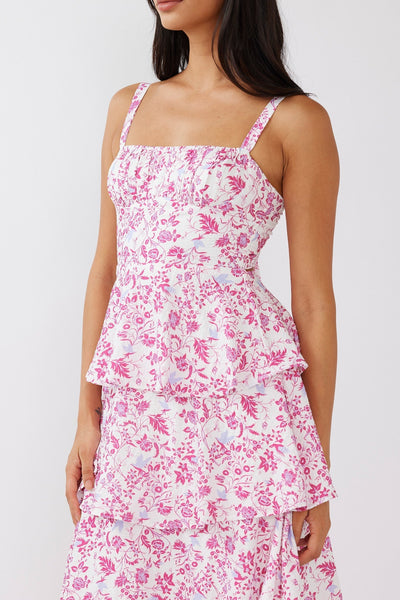 Mathilda Floral Midi Dress