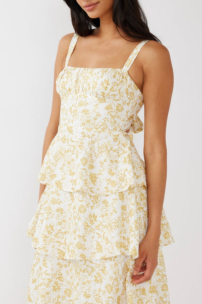 Mathilda Floral Midi Dress