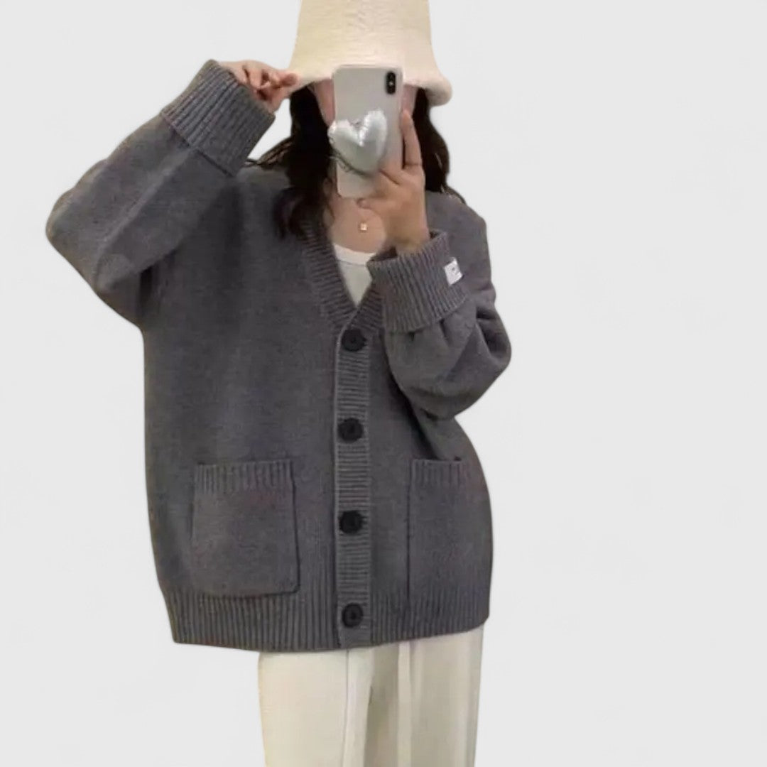 Elena - Cozy Oversized Knit Cardigan
