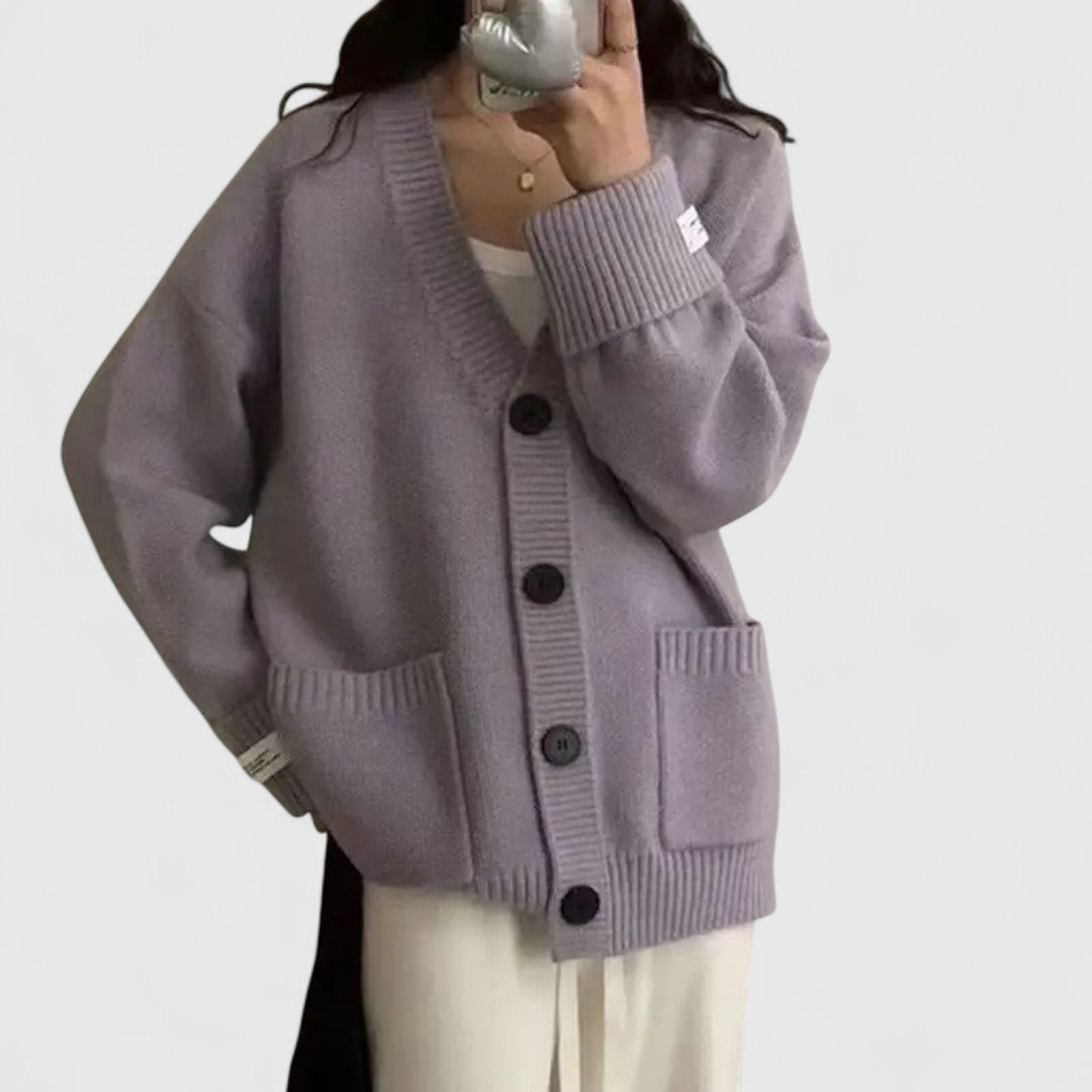 Elena - Cozy Oversized Knit Cardigan