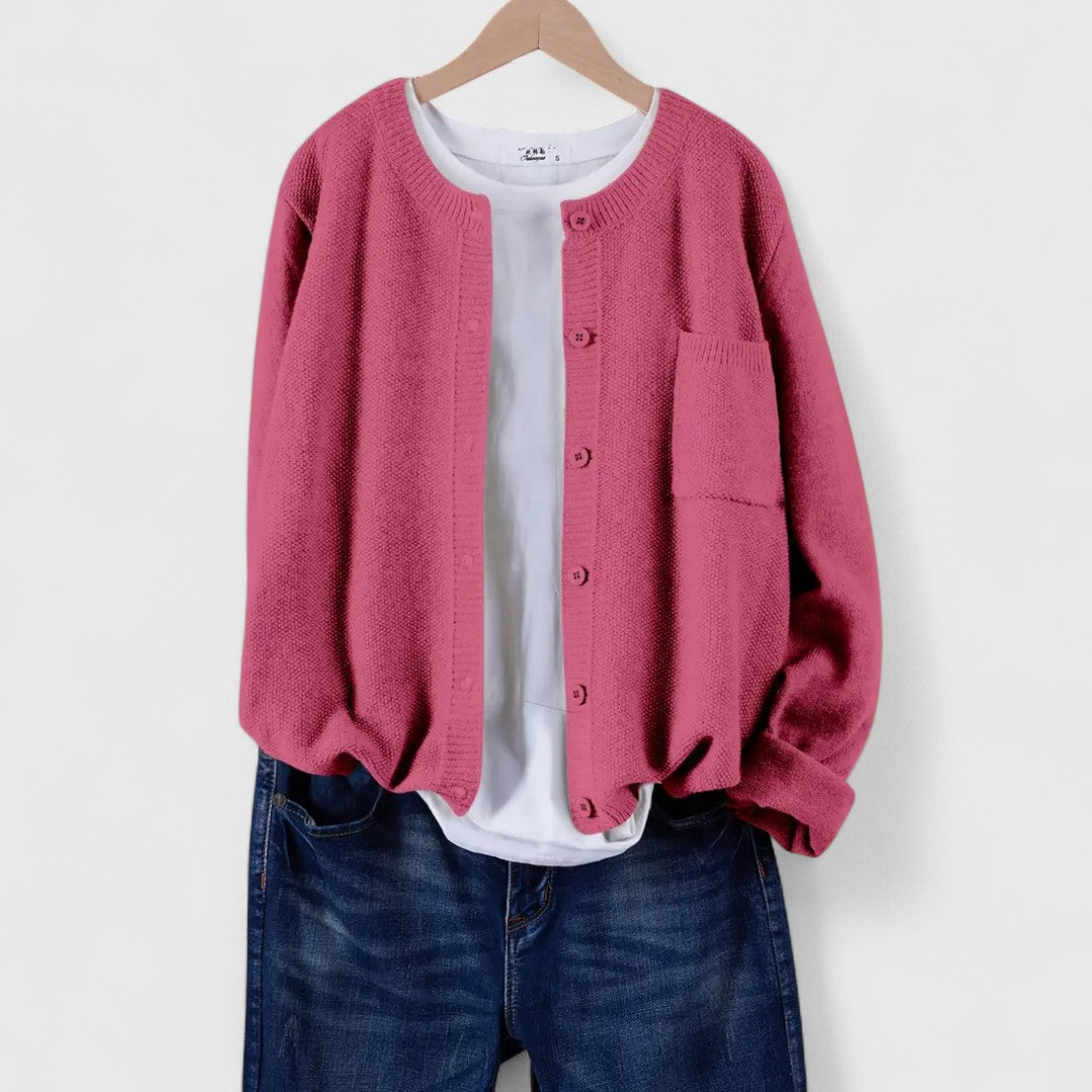 Clara - Relaxed Button-Up Cardigan