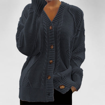 Frida - Stylish V-Neck Cardigan