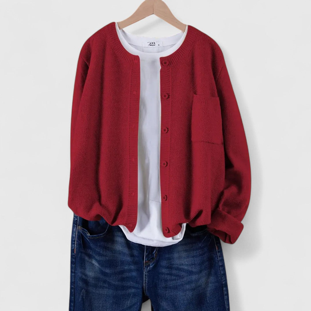 Clara - Relaxed Button-Up Cardigan