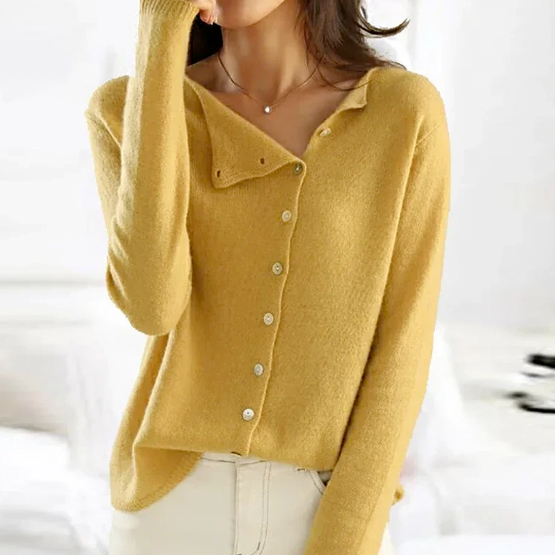 Gia™ | Elegant Cardigan with Buttons