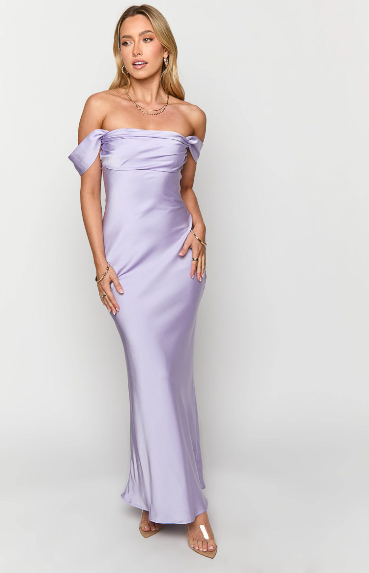 Ella Lila Off-Shoulder Maxi Formal Dress