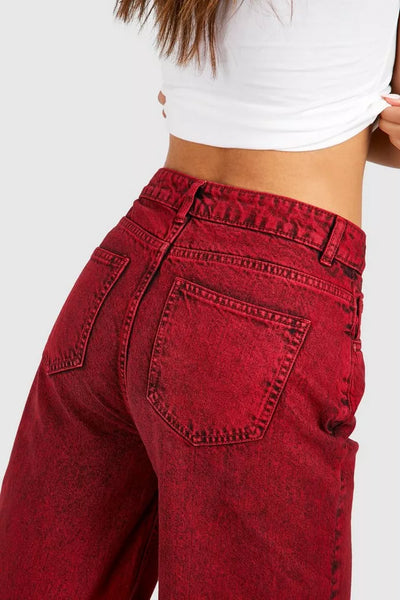 Rosie Red Denim Jeans