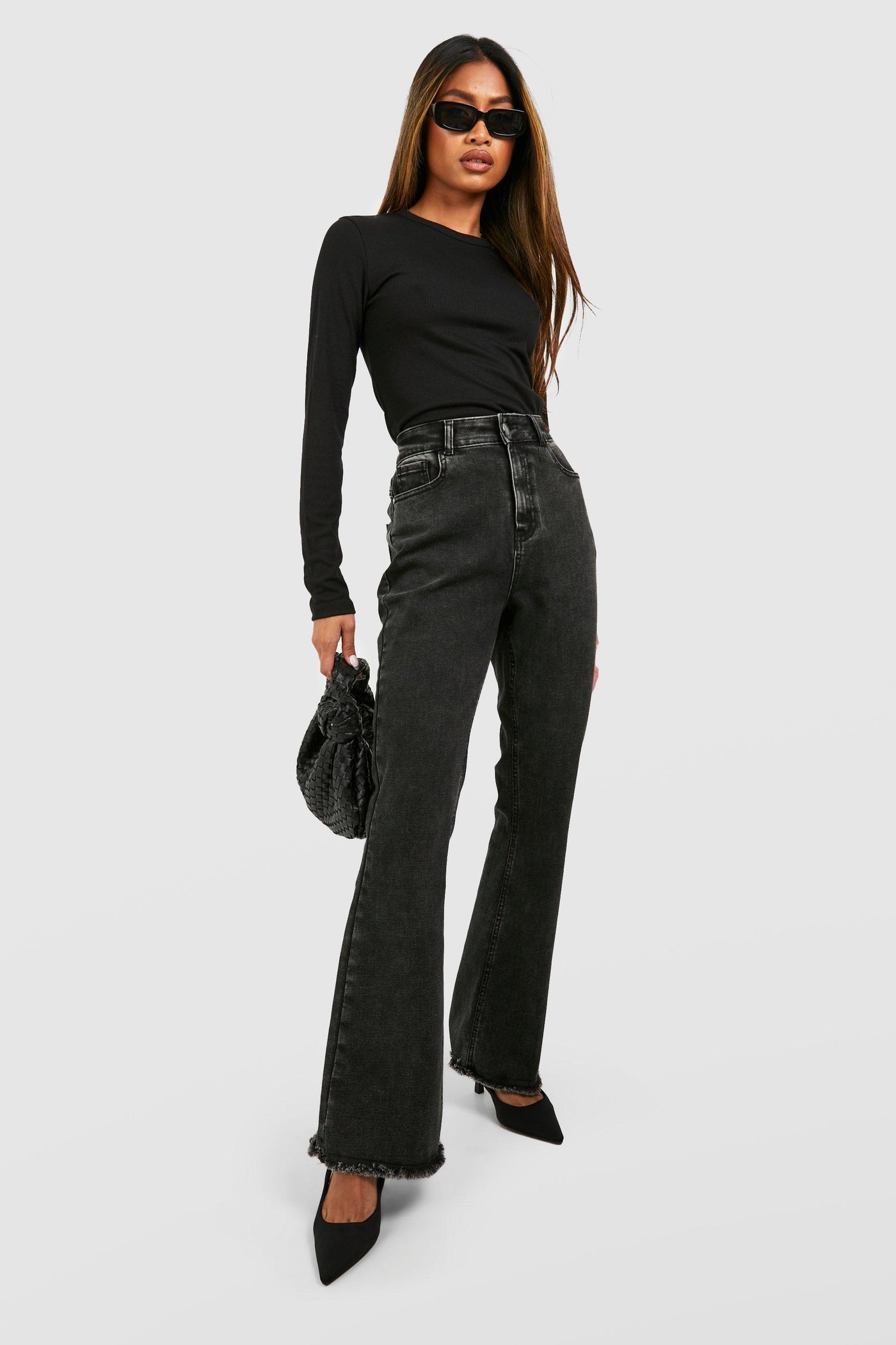 Black Lianne Denim Pants