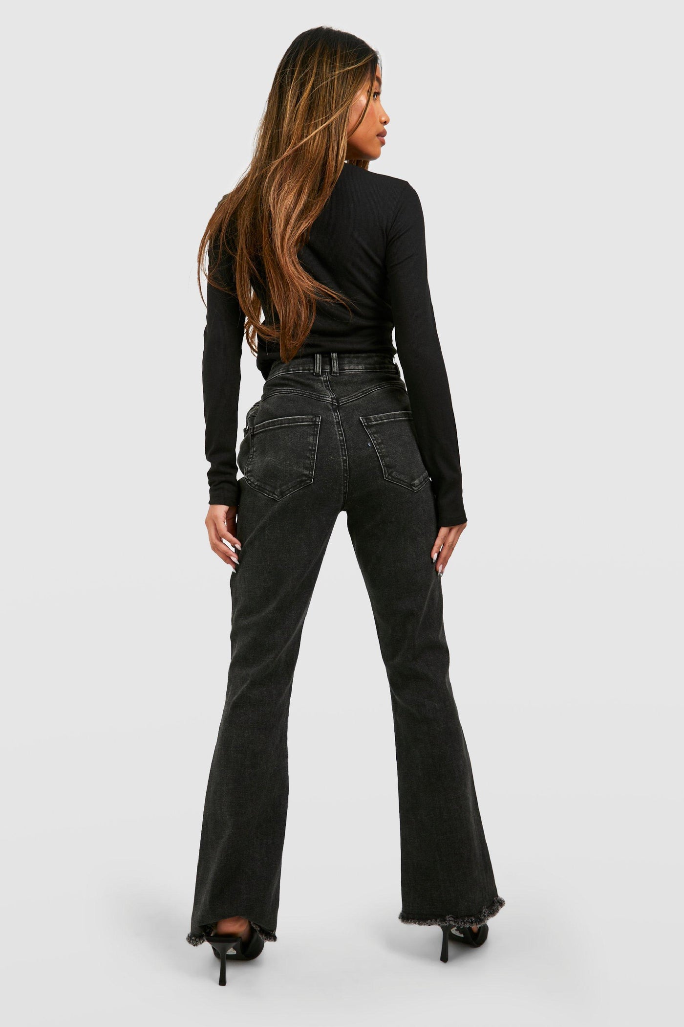 Black Lianne Denim Pants