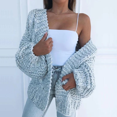 Eleanor - Cozy Chunky Knit Relaxed Cardigan