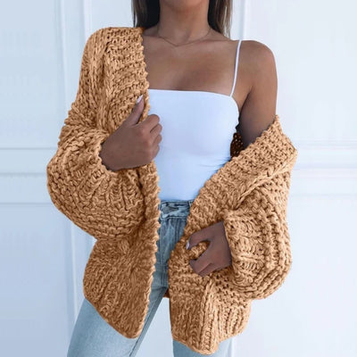 Eleanor - Cozy Chunky Knit Relaxed Cardigan