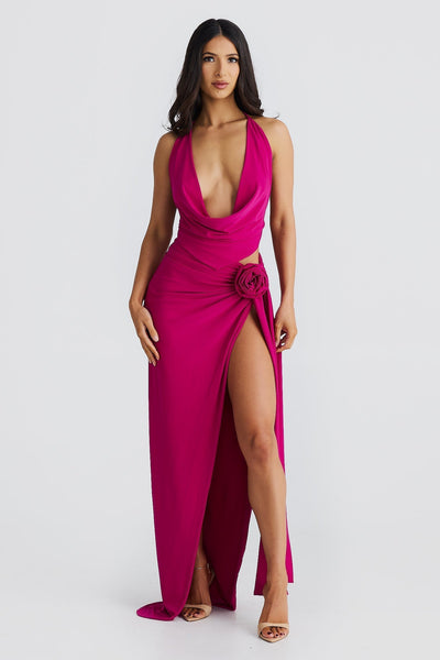 Luana Tvådelad Blommig Klänning