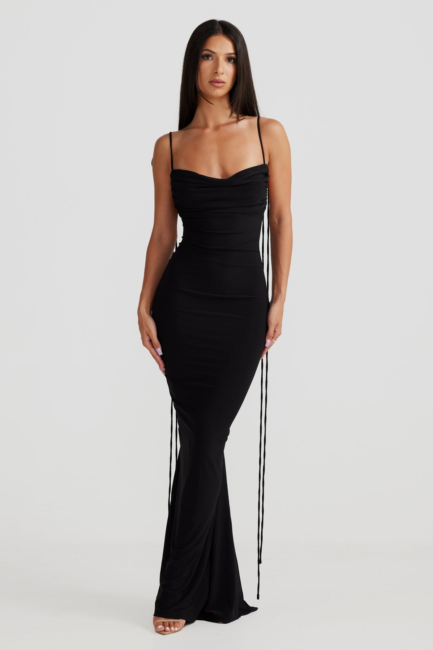 Jessy Long Lace Dress