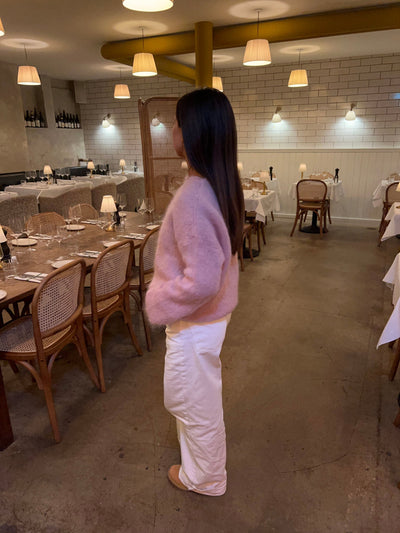 Elara Mohair Stick - Pink