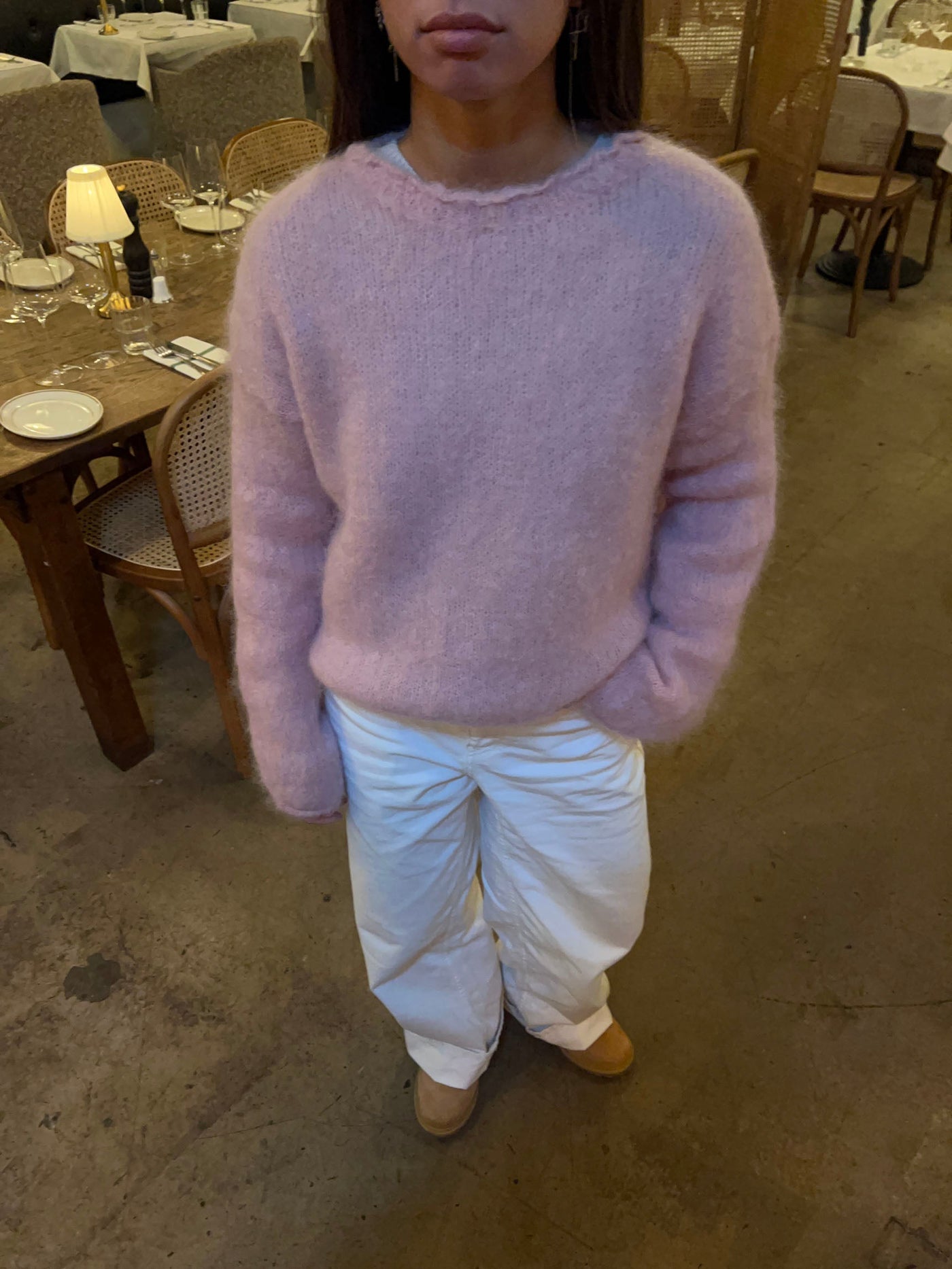 Elara Mohair Stick - Pink